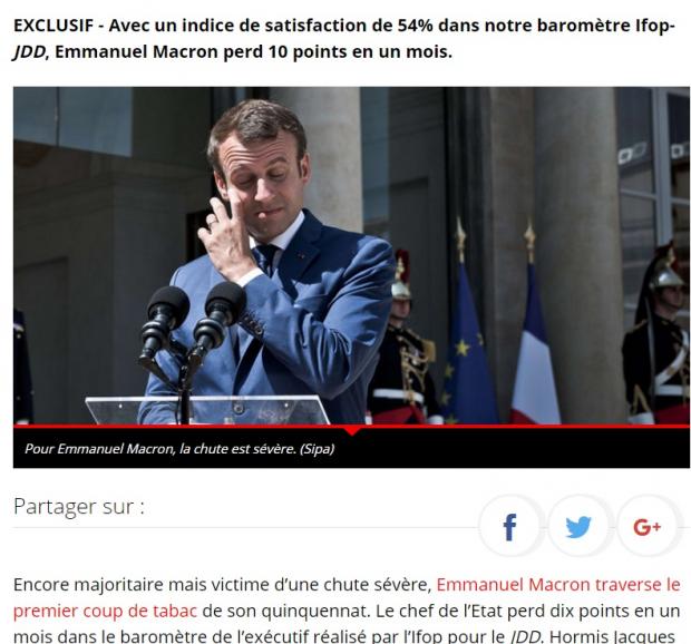 Скріншот / сайт Journal du Dimanche