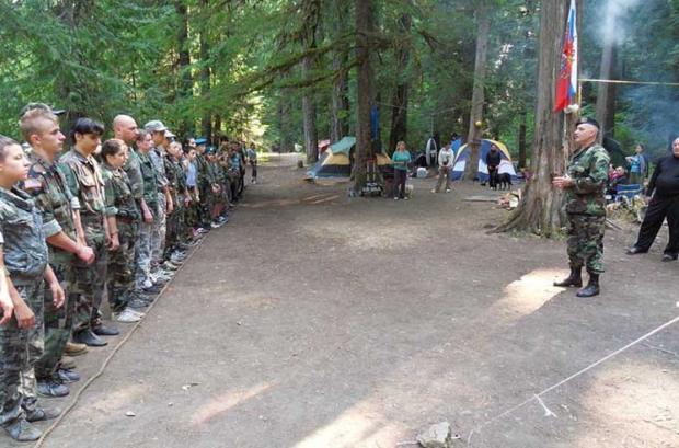 Юбилейный, 10-й лагерь, посвященный Дню десантника в Орегоне