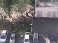 Біля спорткомплексу у Києві сталася кривава бійка зі стріляниною (відео)