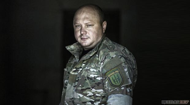 Командир 5-го окремого батальйону УДА Владислав Литвин Фото: Віка Ясинська, "Цензор.НЕТ"
