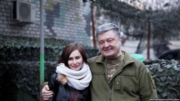 Марія Варфоломеєва і Петро Порошенко очікують звільнення полонених