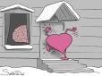 Відомий художник опублікував кумедну карикатуру до Дня Святого Валентина