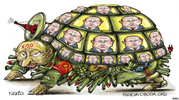 Політична карикатура Олексія Кустовського/radiosvoboda.org